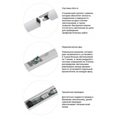 Светильник VOLGA-PL-L 38/3000K 575х350х100 угловой правый со сквозной проводкой Светильник VOLGA-PL-L 38/3000K 575х350х100 угловой правый со сквозной проводкой