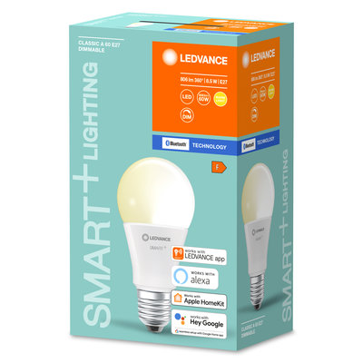 Светодиодная лампа Smart+BT Classic Dimmable 60 9W/2700K E27 Светодиодная лампа Smart+BT Classic Dimmable 60 9W/2700K E27