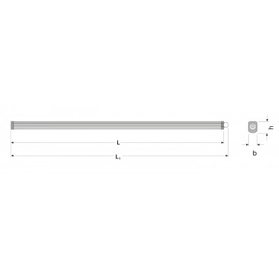 Светильник DP Eco Class Slim 36W 840 230V IP65 Светильник DP Eco Class Slim 36W 840 230V IP65