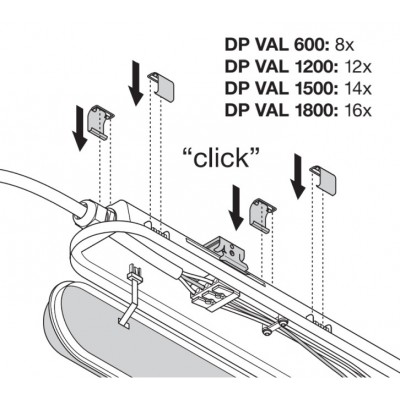 Светильник DP Value 1800 34 W 4000 K IP65 Светильник DP Value 1800 34 W 4000 K IP65