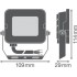 Прожектор FL COMP V 10W 865 SYM 100 BK Прожектор FL COMP V 10W 865 SYM 100 BK