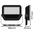 Прожектор FL PFM G3 30W/4000K SYM 100 BK Прожектор FL PFM G3 30W/4000K SYM 100 BK