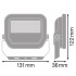 Прожектор FL PFM G3 10W/6500K SYM 100 WT Прожектор FL PFM G3 10W/6500K SYM 100 WT