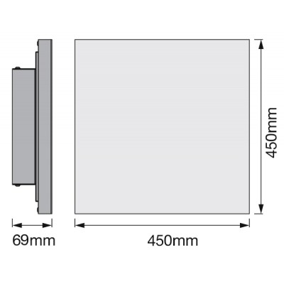 Светодиодная панель Smart WiFi PLANON FRAMELESS 45X45 TW Светодиодная панель Smart WiFi PLANON FRAMELESS 45X45 TW