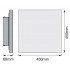 Светодиодная панель Smart WiFi PLANON FRAMELESS 45X45 TW Светодиодная панель Smart WiFi PLANON FRAMELESS 45X45 TW
