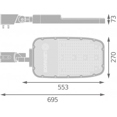 Светильник SL AREA Spd XL V 150W 765 RV35ST Gy Светильник SL AREA Spd XL V 150W 765 RV35ST Gy