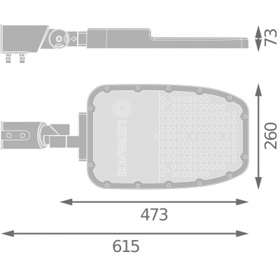 Светильник SL AREA Spd LA V 90W 740 RV35ST Gy Светильник SL AREA Spd LA V 90W 740 RV35ST Gy