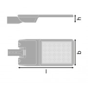Светильник SL FLEX LA P 158W 740 RV25ST WAL