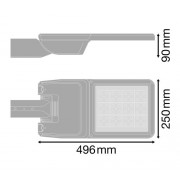 Светильник SL FLEX MD P 80W 740 RV25ST WAL