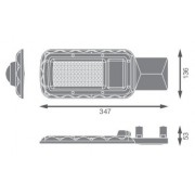 Светильник URBAN Lite M 50W 865 IP65 Gy