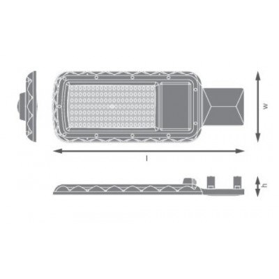 Светильник URBAN Lite L 100W 840 IP65 Gy Светильник URBAN Lite L 100W 840 IP65 Gy