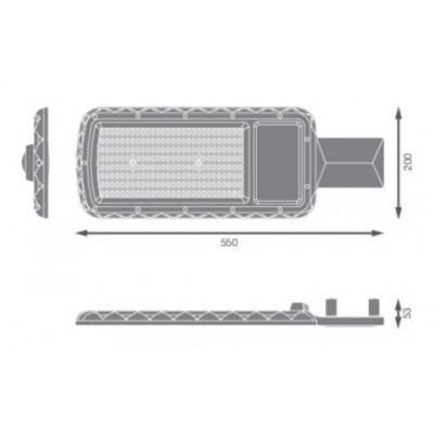 Светильник URBAN Lite XL 150W 865 IP65 Gy Светильник URBAN Lite XL 150W 865 IP65 Gy