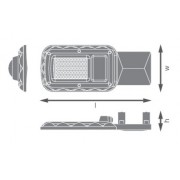 Светильник URBAN Lite S 30W 840 IP65 Gy