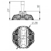 Светильник ATAMAN HB 2 125 750 D60