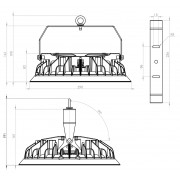Светильник ATAMAN HB 80 750 D120
